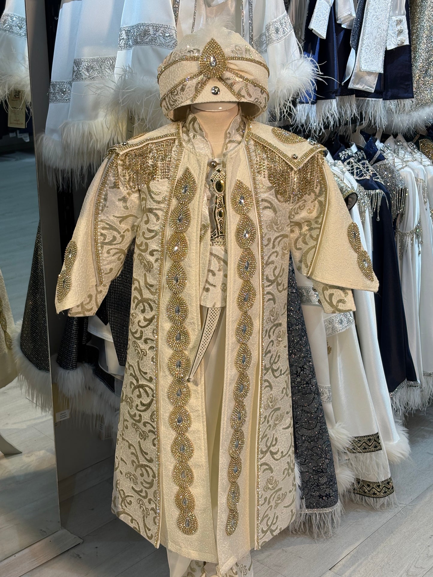 Maya Vintage Damla Gold Şehzade Sünnet Kıyafeti